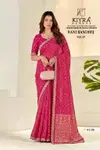 Rani Bandhej Vol 7 By Kiyra Georgette Saree 
